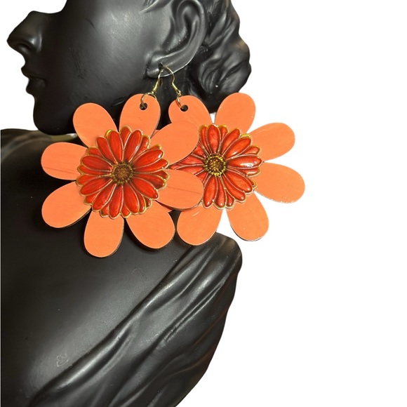 3”Flare For Big Hair Statement Earrings - Picture 6 of 8